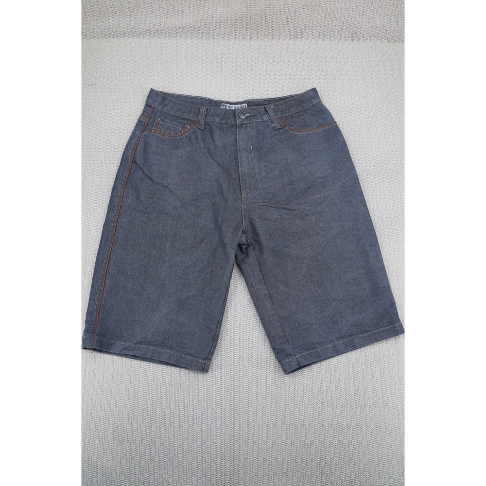 Most Ofcl Seven Jorts Shorts Mens 38 x 14" Gray Loose Classic Fit Official MO7